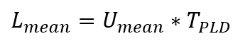 equation 01 for Lmean